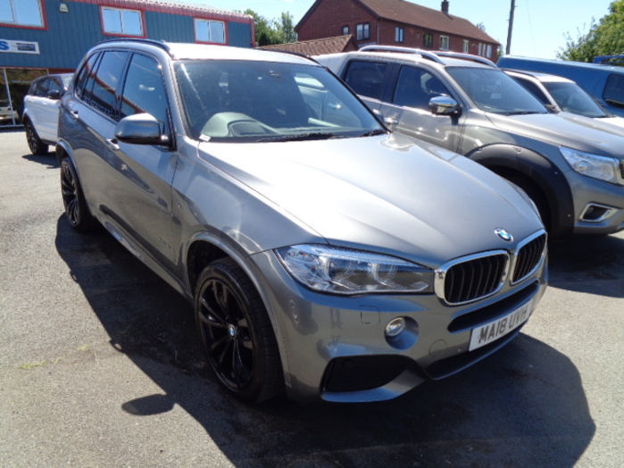 BMW X5, 3.0 M Sport Automatic, Grey, 2018, 18 reg