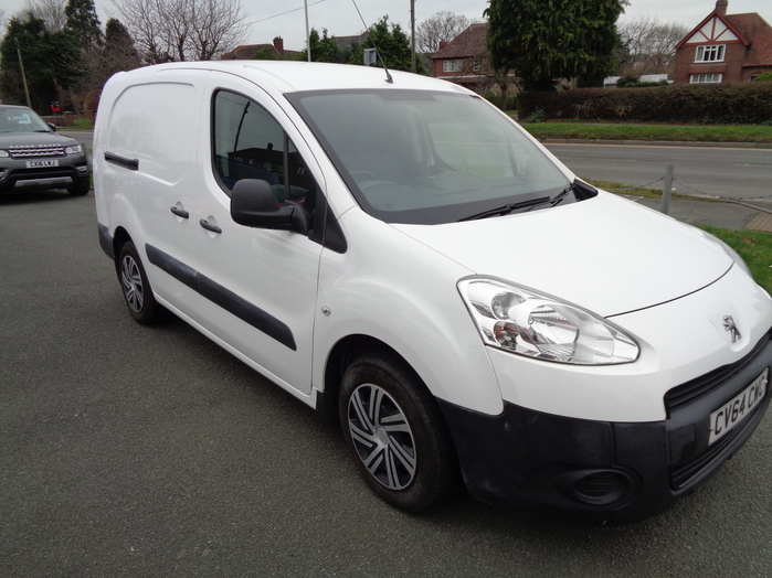 Peugeot Partner 1.6 HDI, 92, L2, 750 SE Refrigerated Van, White, 2014, 64 reg, 